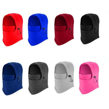 Load image into Gallery viewer, Fleece Plush Balaclava Winter Women Waterproof Mask Snood Scarf Beanie Hat Outdoor Hiking Head Hood Neck Warmer Bonnets Fashion Balaclava Shawl Women Winter Hat Soft Knitted Hooded Neck Collar Cap Beanie Hat Warm Scarf Unisex Bonnet Hooded Scarf Hat