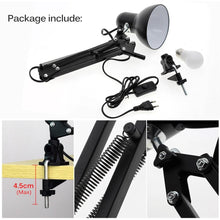 Load image into Gallery viewer, Flexible Led Desk Lamp Home Office Modern Table Lamp Metal Architect Adjustable Folding Reading Light Decorative Table Lamp Cute Study Lamps for Bedroom Décor