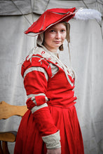 Load image into Gallery viewer, Landsknecht Sleeves Stripes Flora Red/Natural