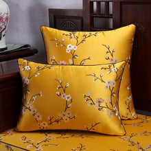Load image into Gallery viewer, Floral Decorative Pillow Covers Spring Polyester Cushion Cover For Home Decorative Sofa Armchair Bedroom Livingroom Embroidery Floral Pattern Square Decorative Throw Pillow Case Cushion Cover