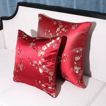 Load image into Gallery viewer, Floral Decorative Pillow Covers Spring Polyester Cushion Cover For Home Decorative Sofa Armchair Bedroom Livingroom Embroidery Floral Pattern Square Decorative Throw Pillow Case Cushion Cover