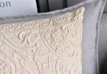 Load image into Gallery viewer, Floral Embroidered Throw Pillow Covers Cotton Pillowcase Sofa Couch For Home Decor Embroidery Throw Pillow Covers Square Cushion Case Modern Cushion Cover Square Pillowcase Decoration for Sofa Bed Chair Car 50x50cm