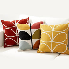 Load image into Gallery viewer, Floral Pillow Cover Linen / Cotton Cushion Cover Home Decorative Pillow Case For Sofa Christmas Party Living Room Flower Pattern Decorative Soft Throw Pillow Case Cotton Linen Floral Cushion Covers 45x45cm
