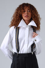 Load image into Gallery viewer, Lemon Yellow Floral Print Handmade Italian Cufflinks with Clear Resin