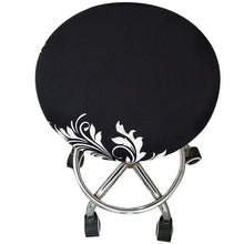 Load image into Gallery viewer, Floral Printed Round Chair Cover Bar Stool Elastic Seat Cover Home Chair Slipcover Anti-dirty Case Removable Chair Protector Stretch Round Bar Stool Covers Washable Stool Cushion Slipcover Elastic Bar Chair Covers