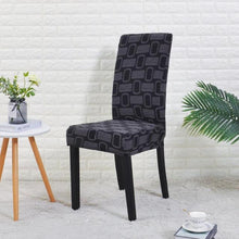 Load image into Gallery viewer, Floral Printing Chair Cover Elastic Anti-dirty Stretch Removable Hotel Banquet Kitchen Seat Case Washable Dining Chair Covering Washable Chair Seat Covers Protector for Dining Room Universal Spandex Solid Chair Slip Covers