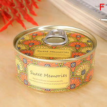 Load image into Gallery viewer, Floral Scented Smokeless Candle Tin Can Perfume Scented Candles for Home Relaxing Stress Relief Aromatherapy Natural Soy Wax And Fragrance Handmade Scented Candle Natural Soy Wax Home Cristmas Decoration