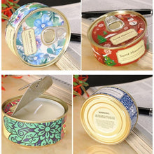 Load image into Gallery viewer, Floral Scented Smokeless Candle Tin Can Perfume Scented Candles for Home Relaxing Stress Relief Aromatherapy Natural Soy Wax And Fragrance Handmade Scented Candle Natural Soy Wax Home Cristmas Decoration
