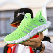 Load image into Gallery viewer, Men's Breathable Mesh Sports Shoes with Flying Weave Upper