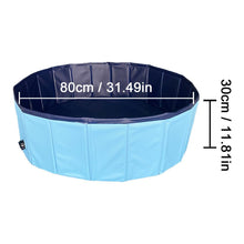 Load image into Gallery viewer, Foldable Dog Pool Foldable PVC Dog Pet Bath Swimming Tub Play Cooling Mat Swimming Pool For Large Medium Dogs Cats Accessories Foldable Dog Pool PVC Pet Swimming Pool Dog Paddling Swimming Bathing Tub