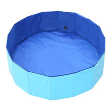 Load image into Gallery viewer, Foldable Dog Swimming Pool Pet Bath Swimming Tub Bathtub Outdoor Indoor Collapsible Bathing Pool Collapsible PVC Outdoor Bathing Tub for Large Small Dogs Collapsible Non-Slip Puppy Bathing Tub