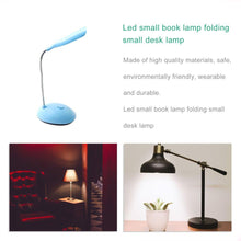 Load image into Gallery viewer, Foldable LED Desk Lamp Dimmable Touch Table Lamp 4.5V AAA Battery Children Student Study Reading Eye Protection Portable Lamp Decorative Table Lamp Cute Study Lamps for Bedroom Décor