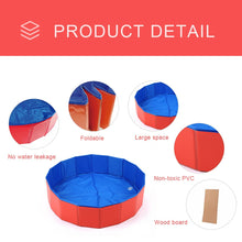 Load image into Gallery viewer, Foldable Pet Dog Cat Swimming Pool PVC Bathing Washing Dog Tub Bed Large Small Dog Swimming House Bed Summer Pool Portable Bathtubs PVC Non-Slip Foldable For small and Medium Dog