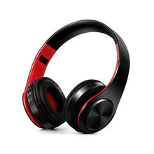 Load image into Gallery viewer, Folding Bluetooth White Blue Wireless Stereo Headphones Headset Mic Support Comfortable Earmuffs Modern Simple Design