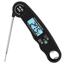 Load image into Gallery viewer, Food Digital Kitchen Thermometer For Meat Water Milk Waterproof Kitchen Cooking Food Thermometer with Probe Backlight & Calibration Best Quick Grill Meat Thermometer For Grilling BBQ Smoker Chefs Cooking Probe Waterproof Electronic Probe Kitchen Tools