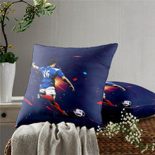 Load image into Gallery viewer, Football Pillow Case Decoration Sofa Cushion Pillow Case Throw Pillow Cover Cool Soccer Ball Art Amazing Football Fire Home Artwork Decor Pillow Case Decoration Car Pillow Case