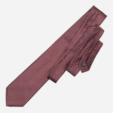 Load image into Gallery viewer, Ravenna - Silk Jacquard Tie - Burgundy