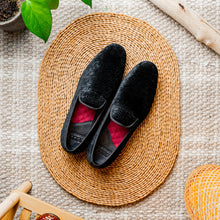 Load image into Gallery viewer, 10-520-BLK FORMAL II Velvet Tuxedo Shoe, Black