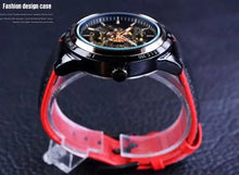 Load image into Gallery viewer, Forsining Scarlet Leather Timepiece