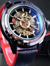 Load image into Gallery viewer, Forsining Scarlet Leather Timepiece