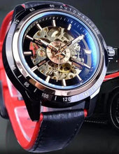 Load image into Gallery viewer, Forsining Scarlet Leather Timepiece