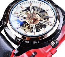 Load image into Gallery viewer, Forsining Scarlet Leather Timepiece