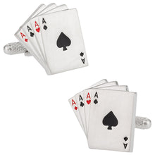 Load image into Gallery viewer, Four Aces Cufflinks