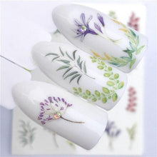 Load image into Gallery viewer, Fox Wolf Animal 3D Embossed Nail Sticker Flower Adhesive Manicure Slider Nail Art Tips Decorations Decals Manicure Design Golden Firework Star Accessories Heart Nail Art Stickers Glitter Decals Love Nail Sequins Laser Heart Nail