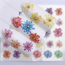 Load image into Gallery viewer, Fox Wolf Animal 3D Embossed Nail Sticker Flower Adhesive Manicure Slider Nail Art Tips Decorations Decals Manicure Design Golden Firework Star Accessories Heart Nail Art Stickers Glitter Decals Love Nail Sequins Laser Heart Nail