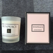 Load image into Gallery viewer, Fragrance Handmade Candle With Glass Candle Stick Pure Natural Soybean Wax With Plant Essential Oils Perfect for Bath Yoga Christmas Birthday Mother's Day Romantic Birthday Scented Candle Creative Soy Wax Hand Gift Candles