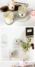 Load image into Gallery viewer, Fragrance Handmade Candle With Glass Candle Stick Pure Natural Soybean Wax With Plant Essential Oils Perfect for Bath Yoga Christmas Birthday Mother's Day Romantic Birthday Scented Candle Creative Soy Wax Hand Gift Candles