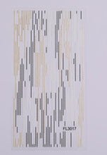 Load image into Gallery viewer, French Rose Gold Striping Tape Nail Design Stripe Lines Geometry 3D Sticker for Nails Gel Polish Sticker Decals for Manicuring Decorations Manicure Stickers Decals Silver Strip Line Nail Decal Self-Adhesive 3D Wave Decal Decoration Metallic Curve Design
