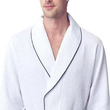 Load image into Gallery viewer, Premium Waffle Piping Robe for Men