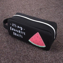 Load image into Gallery viewer, Fruit Pattern Pencil Case Large Capacity Candy Colors Pencil Cases High School College Office Supply Pencil Box