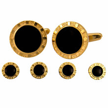 Load image into Gallery viewer, Vittorio Vico Gold Cufflinks & Stud Sets
