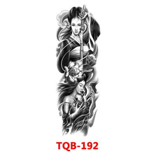 Load image into Gallery viewer, Full Arm Large Size Sleeve Temporary Sticker Dragon Tattoo Waterproof Body Art Realistic 3D Design For Mens