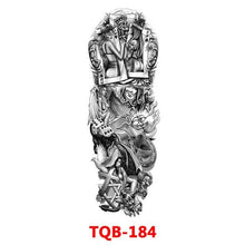 Load image into Gallery viewer, Full Arm Large Size Sleeve Temporary Sticker Dragon Tattoo Waterproof Body Art Realistic 3D Design For Mens