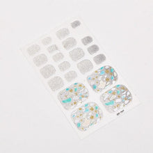 Load image into Gallery viewer, Full Beauty Loveliness Designed Manicure Valentines Nail Art Designer Nail Decals Kids Nails Art Decoration Nail Sticker Set French Tip Guides Stickers French Nail Stickers Form Fringe Guides for Decoration Stencil Tools
