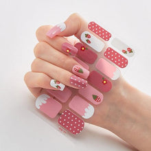 Load image into Gallery viewer, Full Cover Nail Stickers Designer Nail Decals Fashion Five Sorts of Nail Stickers Nail Sticker set Nail Decoration Nail Strips 3D Nail Art Stickers Decal Slider Template Diy Nail Tool Decorations Nail Art Design Self Adhesive Luxury Designer Nail Sticker