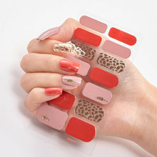 Load image into Gallery viewer, Full Cover Nail Stickers Designer Nail Decals Fashion Five Sorts of Nail Stickers Nail Sticker set Nail Decoration Nail Strips 3D Nail Art Stickers Decal Slider Template Diy Nail Tool Decorations Nail Art Design Self Adhesive Luxury Designer Nail Sticker