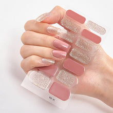 Load image into Gallery viewer, Full Cover Nail Stickers Designer Nail Decals Fashion Five Sorts of Nail Stickers Nail Sticker set Nail Decoration Nail Strips 3D Nail Art Stickers Decal Slider Template Diy Nail Tool Decorations Nail Art Design Self Adhesive Luxury Designer Nail Sticker
