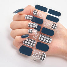 Load image into Gallery viewer, Full Cover Nail Stickers Designer Nail Decals Fashion Five Sorts of Nail Stickers Nail Sticker set Nail Decoration Nail Strips 3D Nail Art Stickers Decal Slider Template Diy Nail Tool Decorations Nail Art Design Self Adhesive Luxury Designer Nail Sticker