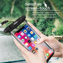 Load image into Gallery viewer, Full Display Waterproof Case for Phone Transparent Snow Underwater Swim Pouch Mobile Covers Design Waterproof Case For Swimming Compatible For iPhone Lightweight Smartphone Case