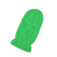 Load image into Gallery viewer, Full Face Cover Ski Mask Hat 3 Holes Balaclava Army Tactical CS Windproof Knit Beanies Bonnet Winter Warm Unisex Caps Neck Gaiter, Winter Balaclava Warm Knit Beanie for Outdoor Sports Outdoor Full Face Cover Thermal Ski Mask One Size