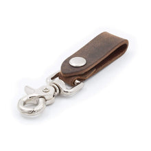Load image into Gallery viewer, Full Grain Leather Keychain