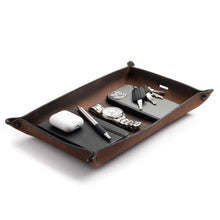 Load image into Gallery viewer, Full Grain Leather Valet Tray / Charging Station