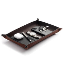Load image into Gallery viewer, Full Grain Leather Valet Tray / Charging Station