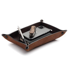 Load image into Gallery viewer, Full Grain Leather Valet Tray / Charging Station
