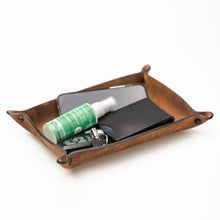 Load image into Gallery viewer, Full Grain Leather Valet Tray / Charging Station