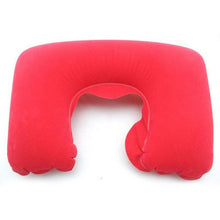Load image into Gallery viewer, Functional U-Shape Travel Pillow For Airplane Inflatable Neck Pillow Travel Accessories Comfortable Sleep Pillows Inflatable Neck Pillow Inflatable U Shaped Travel Pillow Car Head Neck Rest Air Cushion For Travel Neck Pillow